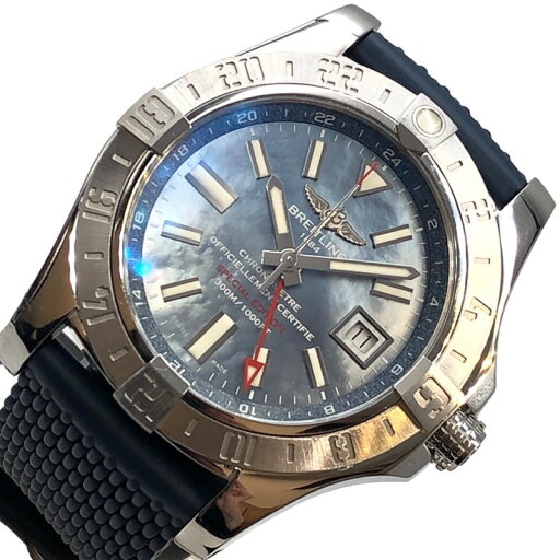 ブライトリング BREITLING アベンジャーズ2 GMT 日本限定 ブルーシェル A32390 ブルーシェル ステンレススチール メンズ 腕時計【中古】 ブライトリング BREITLING アベンジャーズ2 GMT 日本限定 ブルーシェル A32390 ブルーシェル ステンレススチール メンズ 腕時計【中古】