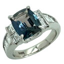 アレキサンドライト ダイヤリング 約11号 AX:1.84ct D:1.11ct Pt900 アレキサンドライト ジュエリー【中古】