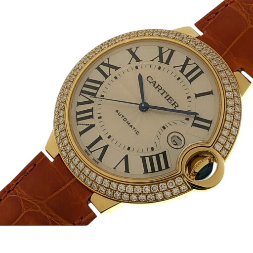 カルティエ Cartier バロンブルー ドゥ カルティエ 42mm WE900751 K18YG メンズ 腕時計【中古】 カルティエ Cartier バロンブルー ドゥ カルティエ 42mm WE900751 K18YG メンズ 腕時計【中古】