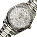 ロレックス ROLEX デイデイト40 ランダムシリアル 228206A メテオライト PT 自動巻き メンズ 腕時計【中古】