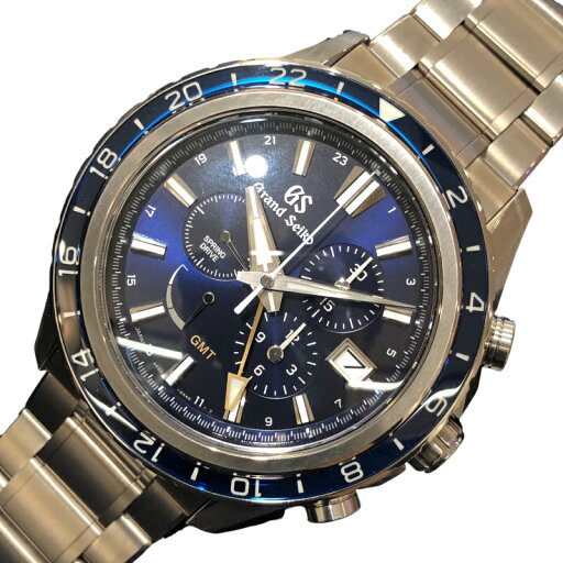 【★エントリーでP10倍★8/4〜8/11まで】セイコー SEIKO Grand Seiko エボリューション9 コレクション スプリングドライブ SBGC249 ネイビー チタン 自動巻き メンズ 腕時計【中古】 【★エントリーでP10倍★8/4〜8/11まで】セイコー SEIKO Grand Seiko エボリューション9 コレクション スプリングドライブ SBGC249 ネイビー チタン 自動巻き メンズ 腕時計【中古】