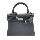エルメス HERMES ケリー25 内縫い タッチ B刻 シルバー金具 トゴ・リザード レディース ショルダーバッグ【中古】