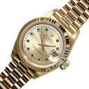 ロレックス ROLEX デイトジャスト 69178LE K18イエローゴールド レディース 腕時計【中古】