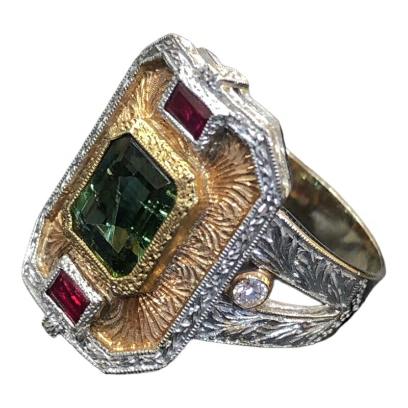 CAZZANIGA リング K18イエローゴールド 750YG ジュエリー【中古】