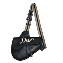 クリスチャン・ディオール Christian Dior サドルショルダーバッグ 11-BO-1221 レザー メンズ ボディバッグ【中古】