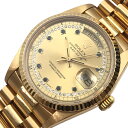 ロレックス ROLEX デイデイト 18038LS ゴールド K18イエローゴールド メンズ 腕時計【中古】