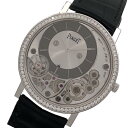 ピアジェ PIAGET アルティプラノ G0A39112 グレー K18WG/革ベルト 手巻き メンズ 腕時計【中古】