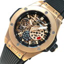 ウブロ HUBLOT ビッグバン メカニズム 10 キングゴールド 414.OL1123.RX クリア 18Kキングゴールド メンズ 腕時計【中古】