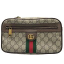 グッチ GUCCI オフィディアGGベルトバッグ 574796 GGスプリーム レディース ウエストバッグ【中古】