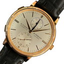 ランゲ&ゾーネ A.LANGE&SOHNE サクソニア・デュアルタイム 386.032 シルバー K18ピンクゴールド 750PG/革ベルト/純正尾錠 自動巻き...
