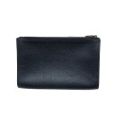 エルメス HERMES ジップアンゴーPM Y刻 ブルーニュィ シルバー金具 エバーカラー ユニセックス ポーチ【中古】