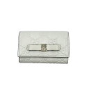 6連キーケース 388682 ホワイト グッチシマ レディース キーケース【中古】