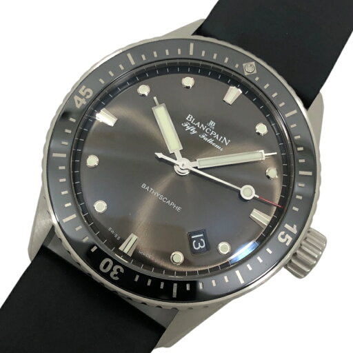 ブランパン BLANCPAIN フィフティ ファゾムス 5000.1110.B52A グレー SS メンズ 腕時計【中古】 ブランパン BLANCPAIN フィフティ ファゾムス 5000.1110.B52A グレー SS メンズ 腕時計【中古】