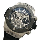 ウブロ HUBLOT ビックバン ウニコ チタニウム セラミック 42mm チタン/セラミック/ラバーベルト 自動巻き メンズ 腕時計【中古】