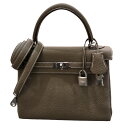 エルメス HERMES ケリー25 内縫い W刻印 エトゥープ・シルバー金具 トゴ レディース ハンドバッグ【中古】
