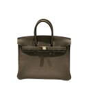 エルメス HERMES バーキン25 B刻 エトゥープ ゴールド金具 トゴ レディース ハンドバッグ【中古】