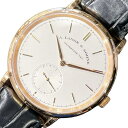 ランゲ&ゾーネ A.LANGE&SOHNE サクソニア 380.032 シルバー K18ピンクゴールド 750PG/純正ベルト/純正尾錠 自動巻き メンズ 腕時...
