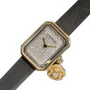 シャネル CHANEL プルミエール カメリアコレクション ウォッチ H6362 K18イエローゴールド×チタン レディース 腕時計【中古】