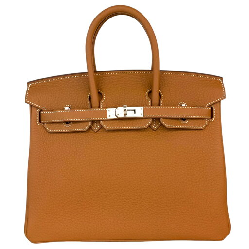 エルメス HERMES バーキン25 B刻 ゴールド/シルバー金具 トゴ レディース ハンドバッグ【中古】 エルメス HERMES バーキン25 B刻 ゴールド/シルバー金具 トゴ レディース ハンドバッグ【中古】
