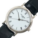 パテック・フィリップ PATEK PHILIPPE カラトラバ 3802/200G-001 ブラック K18WG レディース 腕時計【中古】
