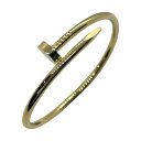 カルティエ Cartier ジュストアンクルブレス #17 K18イエローゴールド ジュエリー【中古】