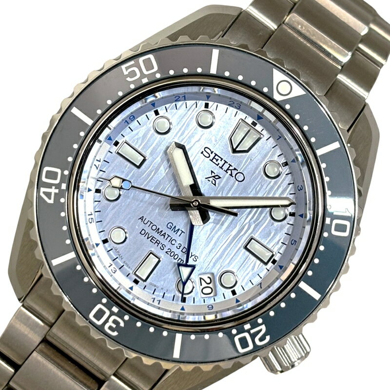 セイコー SEIKO プロスペックス メカニカルダイバーズ GMT Save The Ocean 1968 SBEJ013 SS メンズ 腕時計【中古】