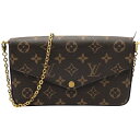 ルイ・ヴィトン LOUIS VUITTON ポシェット・フェリシー M81896 モノグラム レディース ショルダーバッグ【中古】