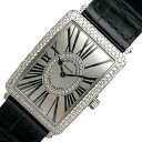 フランク・ミュラー FRANCK MULLER ロングアイランド 1000QZDCD シルバー K18ホワイトゴールド クオーツ レディース 腕時計【中古】