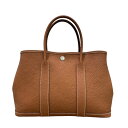 エルメス HERMES ガーデンパーティTPM Y刻印 ゴールド×シルバー金具 ネゴンダ レディース トートバッグ【中古】