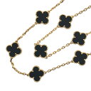 ヴァンクリーフ&アーペル Van Cleef & Arpels ヴィンテージ アルハンブラ ロングネックレス、20モチーフ K18YG ジュエリー【中古】