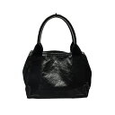 バレンシアガ BALENCIAGA ネイビーカバスXS 542017 ブラック レザー ユニセックス ハンドバッグ【中古】