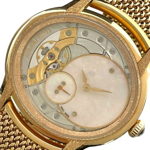 オーデマ・ピゲ AUDEMARS PIGUET ミレネリー フロステッド ゴールド 77244OR.GG.1272OR.01 K18PG 手巻き レディース 腕時計【中古】 オーデマ・ピゲ AUDEMARS PIGUET ミレネリー フロステッド ゴールド 77244OR.GG.1272OR.01 K18PG 手巻き レディース 腕時計【中古】