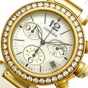 カルティエ Cartier パシャシータイマー レディ クロノグラフ ホワイトシェル WJ130009 K18YG レディース 腕時計【中古】