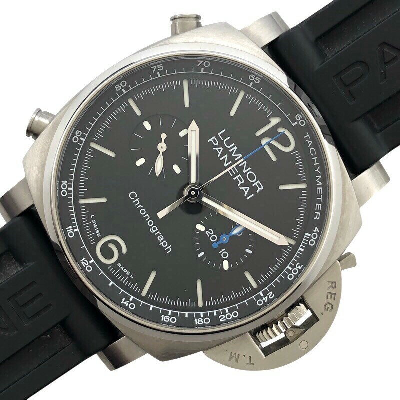 パネライ PANERAI ルミノール クロノグラフ PAM01109 SSステンレススチール メンズ 腕時計【中古】