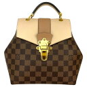 ルイ・ヴィトン LOUIS VUITTON クラプトン バックパック N42259 ダミエ/ゴールド金具 ダミエキャンバス レディース リュック・デイパック【中...