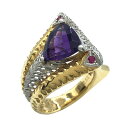 梶光夫リング Pt900/K18YG ジュエリー【中古】