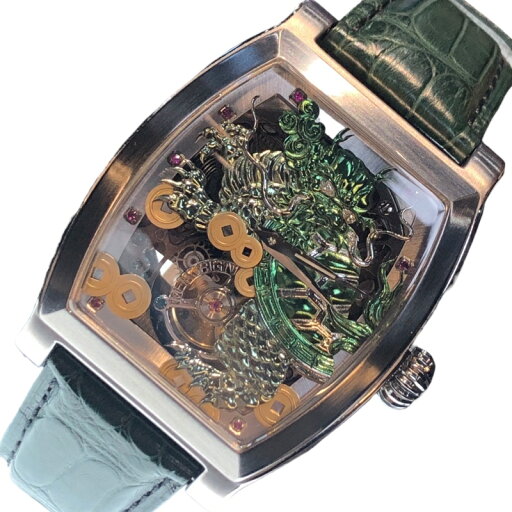 メモリジン MEMORIGIN 霊亀 トゥールビヨン MO0401 ステンレススチール メンズ 腕時計【中古】 メモリジン MEMORIGIN 霊亀 トゥールビヨン MO0401 ステンレススチール メンズ 腕時計【中古】