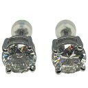 ダイヤモンドピアス pt900 ダイヤモンド ジュエリー【中古】
