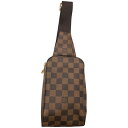 ルイ・ヴィトン LOUIS VUITTON ジェロニモス N51994 ダミエキャンバス メンズ ボディバッグ【中古】
