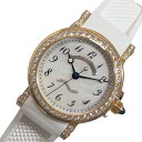 ブレゲ Breguet マリーンホワイトシェル 8818BA K18イエローゴールド 自動巻き レディース 腕時計【中古】