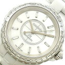 シャネル CHANEL J12 38MM ホワイトシェル H3386 セラミック メンズ 腕時計【中古】