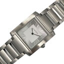 カルティエ Cartier タンクフランセーズ MM 日本限定 WSTA0086 シルバー SS クオーツ ユニセックス 腕時計【中古】