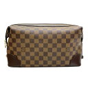 ルイ・ヴィトン LOUIS VUITTON ヴァスラブ ウォッシュ N41538 エベヌ ダミエ・キャンバス/レザー メンズ セカンドバッグ【中古】