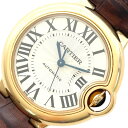 カルティエ Cartier バロンブルー 33MM W6920069 K18PG レディース 腕時計【中古】