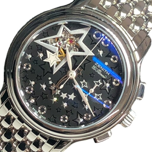 ゼニス ZENITH スタースカイ エル・プリメロ 03.1231.4021/21.C626.T3 ステンレススチール 自動巻き メンズ 腕時計【中古】 ゼニス ZENITH スタースカイ エル・プリメロ 03.1231.4021/21.C626.T3 ステンレススチール 自動巻き メンズ 腕時計【中古】