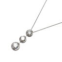 ダイヤモンドネックレス Pt900/Pt850/ダイヤモンド ジュエリー【中古】