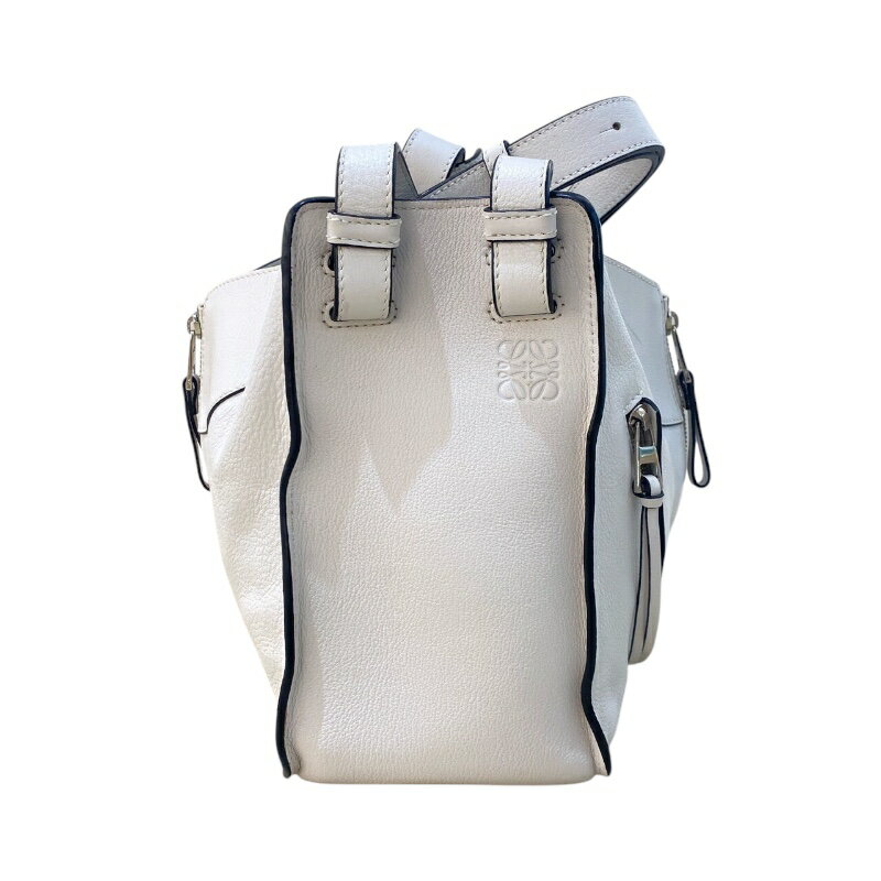 ロエベ LOEWE ハンモック スモール アイボリー カーフ レディース ハンドバッグ【中古】