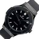 ウブロ HUBLOT クラシックフュージョン ブラックマジック 565.CM.1470.RX ブラック チタン/セラミック/ラバーベルト 自動巻き ユニセックス...