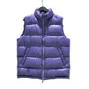 クリスチャン・ディオール Christian Dior オブリークダウンベスト 033C410A4462 パープル ナイロン メンズ ベスト【中古】