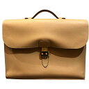 エルメス HERMES サック・アデペッシュ38 □B刻 タバックキャメル ゴールド金具 エプソン メンズ ビジネスバッグ【中古】
